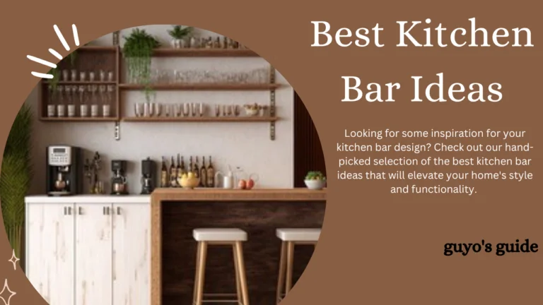 23+ Best Kitchen Bar Ideas of 2023 (Design Inspirations)