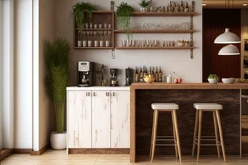 a mini kitchen bar jpg