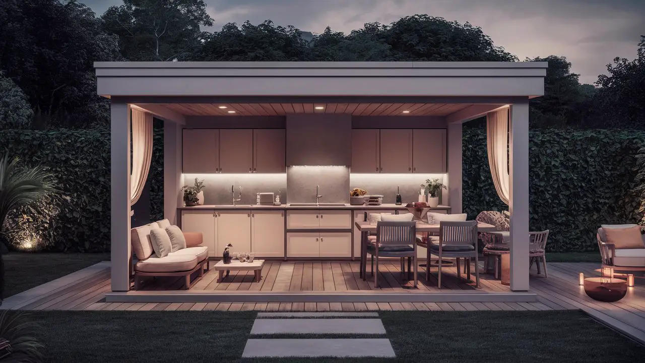 18 Covered Outdoor Kitchen Ideas to Enhance Your Outdoor Living