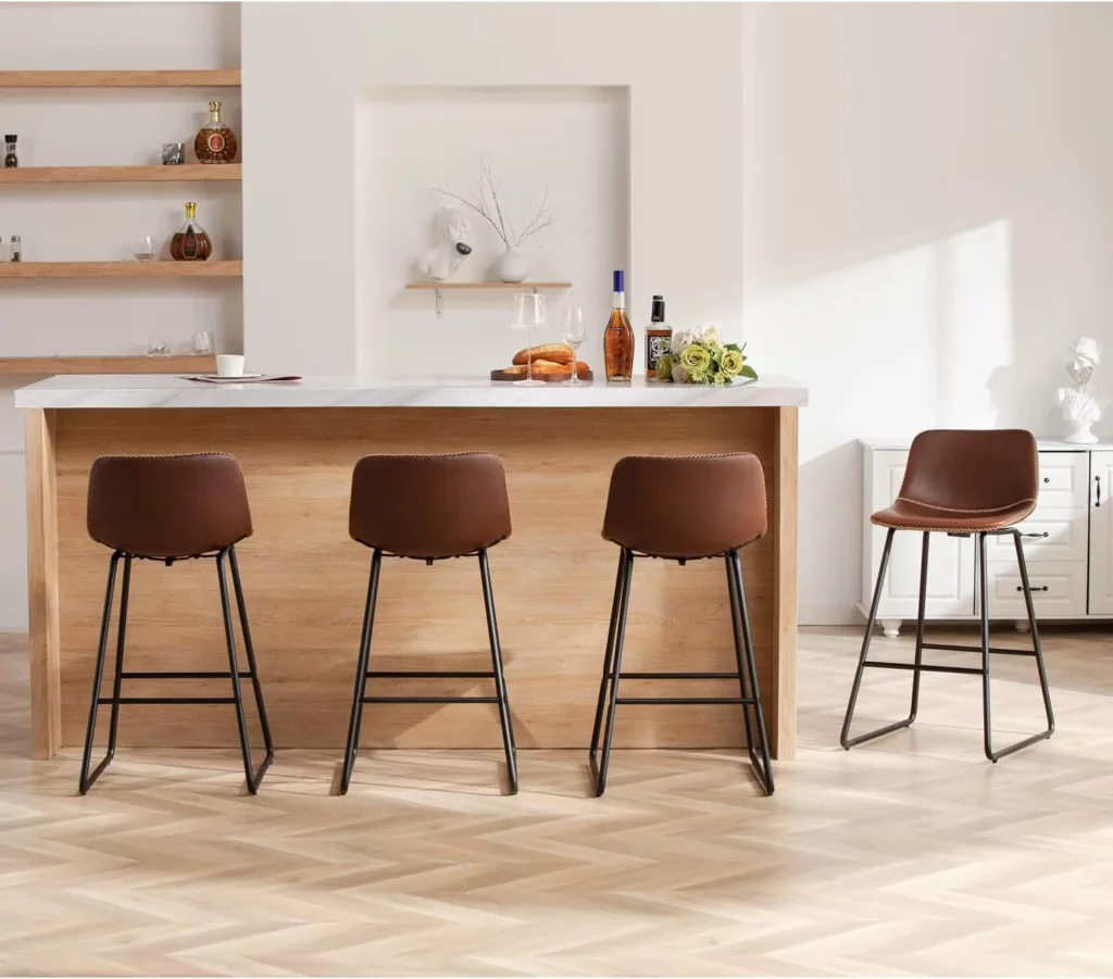 HeuGah Set of 4 Bar Stools