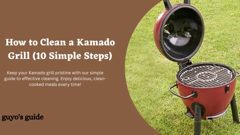 how to clean a kamado grill