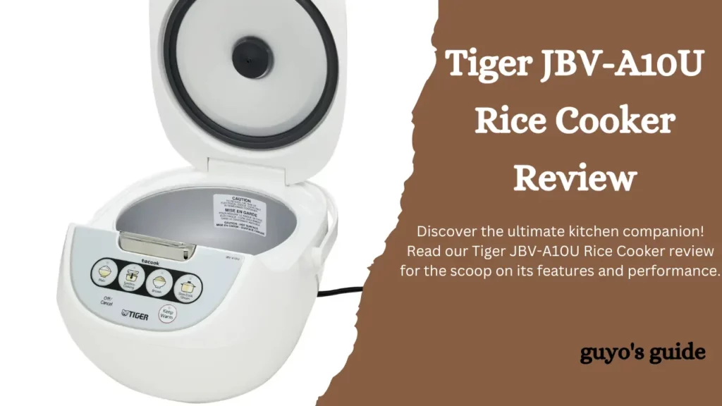 Tiger JBV-A10U Rice Cooker Review