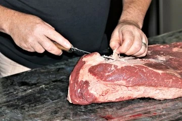 Trimming Fat from meat