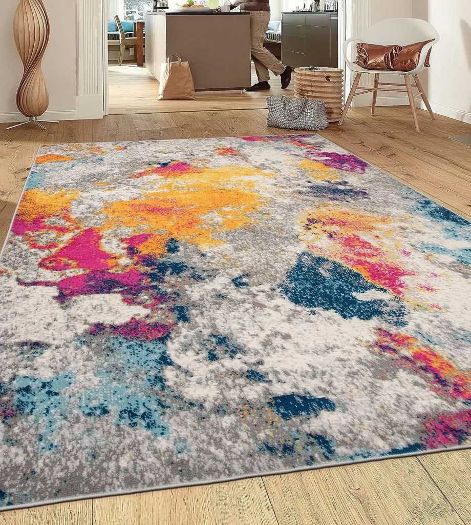 Abstract art rugs