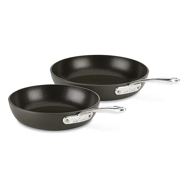 All Clad HA1 Hard Anodized Nonstick 2 Piece Fry Pan