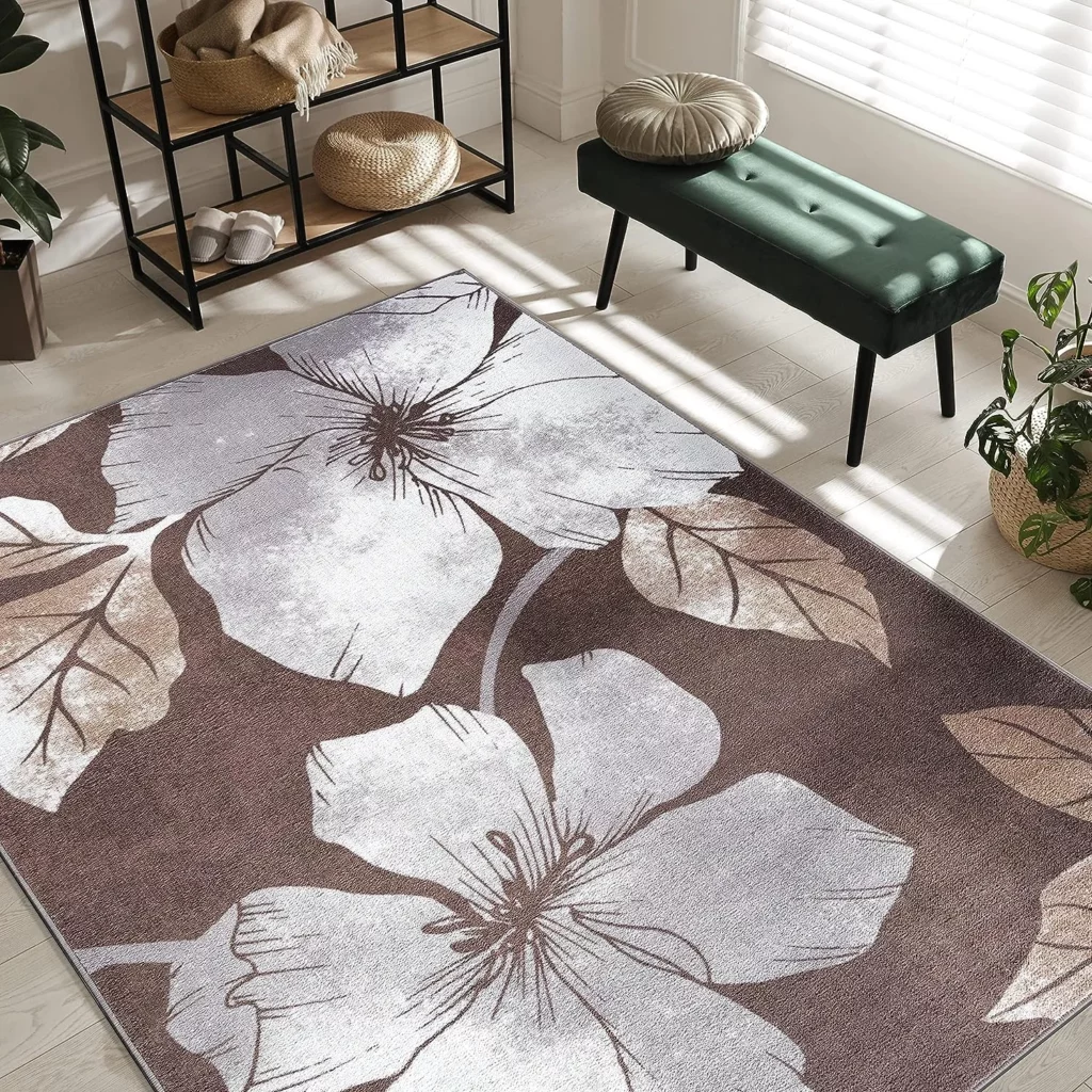 Floral pattern rugs