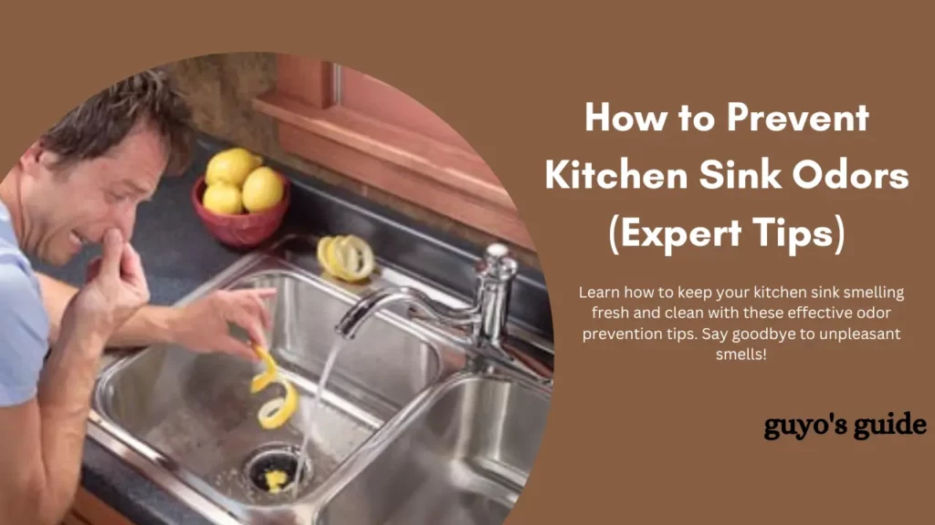 how to prevent kitchen sink odors