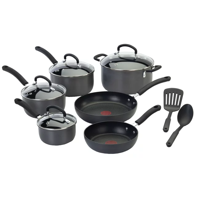 T Fal Ultimate Hard Anodized Nonstick 12 Piece Cookware Set