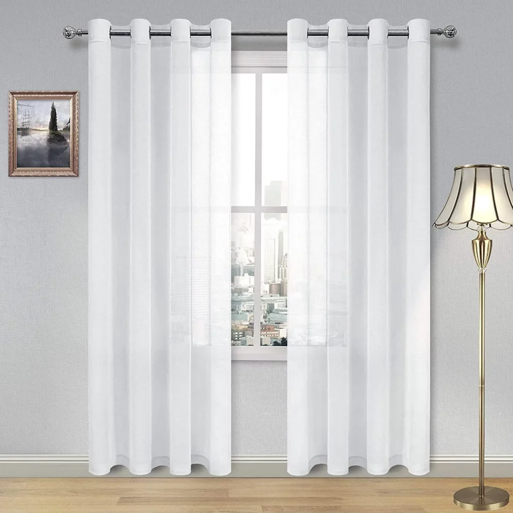 Transparent Sheer Curtains 1