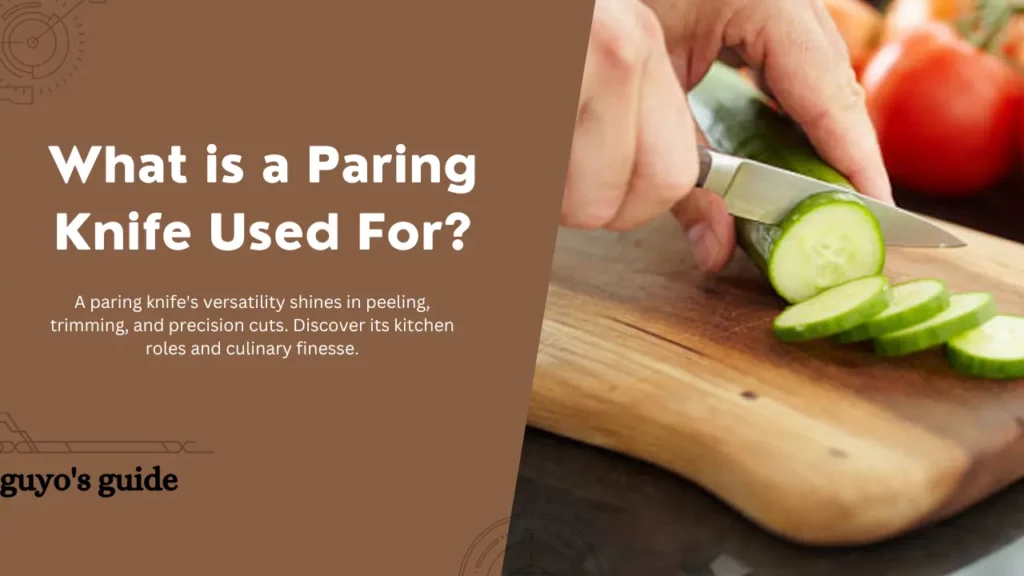 what is a paring knife used for