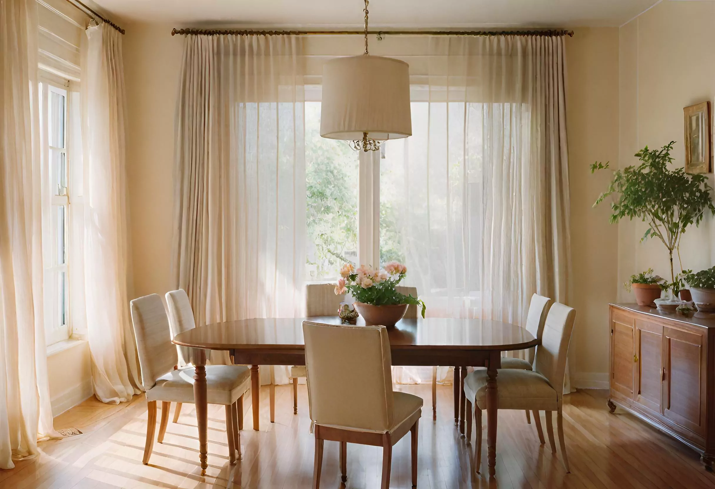 dining room curtain ideas featured image