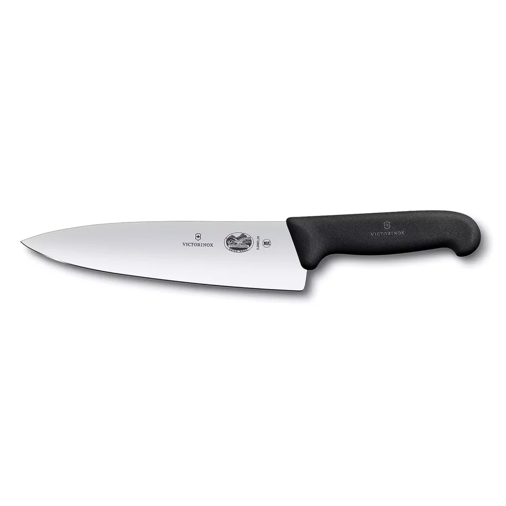 victorinox swiss army 8 inch fibrox straight chefs-knife