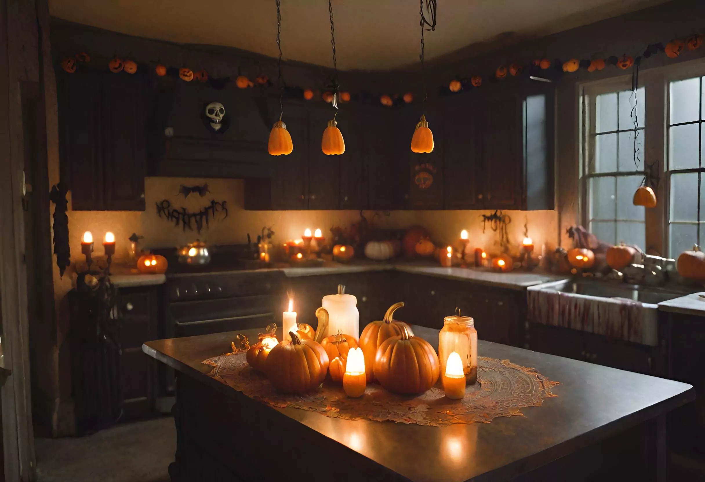 Halloween kitchen decor ideas