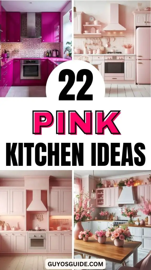 pink kitchen ideas