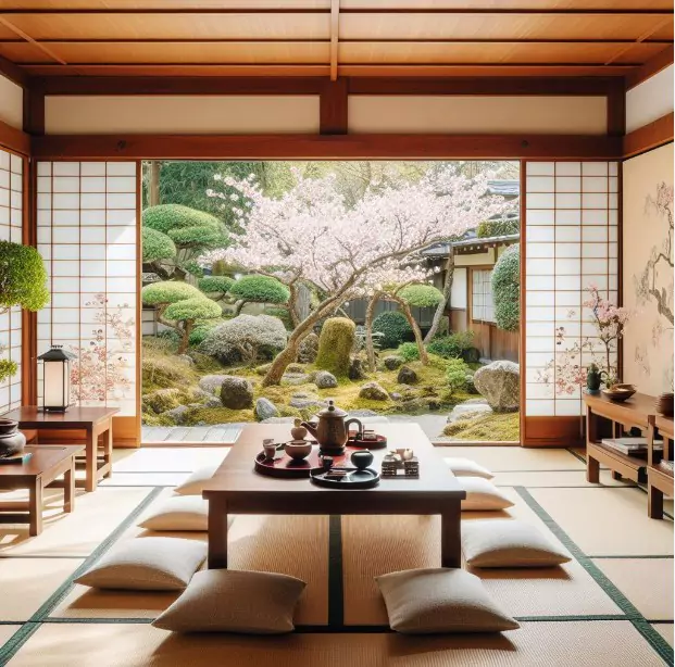 Traditional Japanese Dining Room