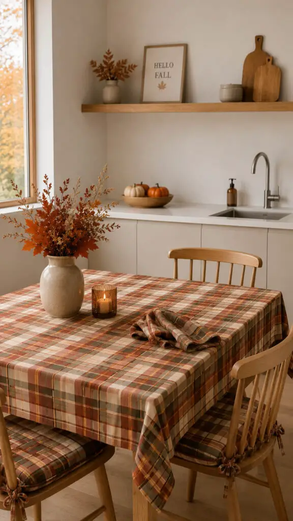Autumn warmth in a cozy kitchen