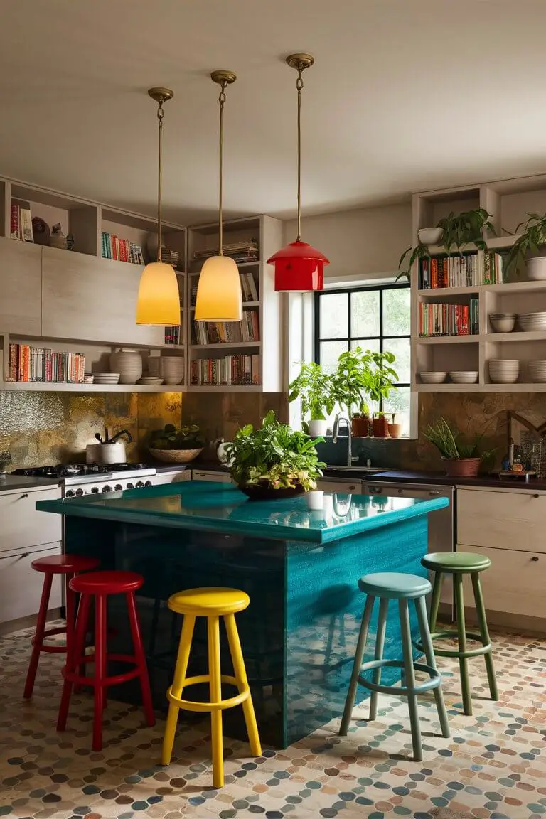 25 Colorful Eclectic Kitchen Ideas for a Fun Makeover