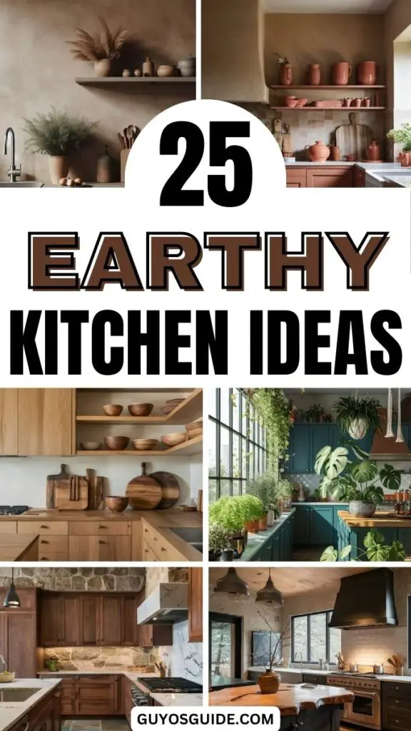 25 Earthy Kitchen Ideas