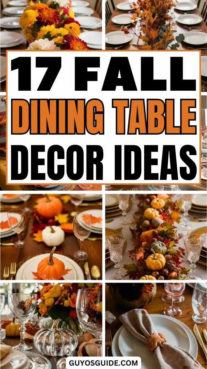 17 Fall Dining Table Decor Ideas to Transform Your Space