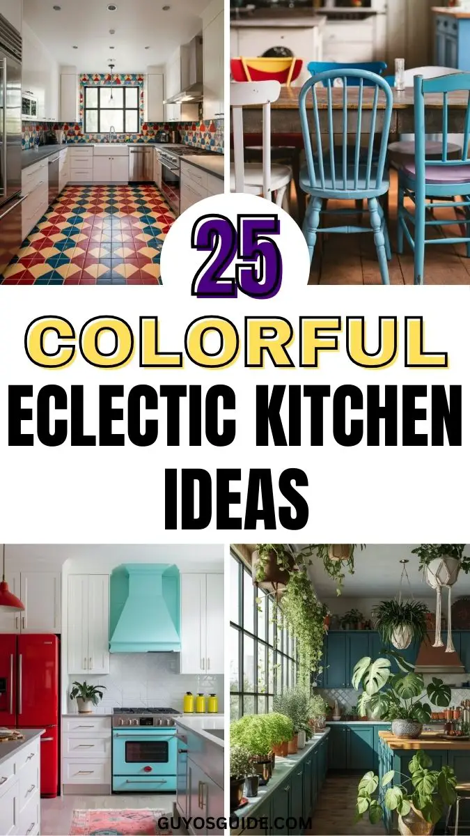 25 Colorful Eclectic Kitchen Ideas for a Fun Makeover