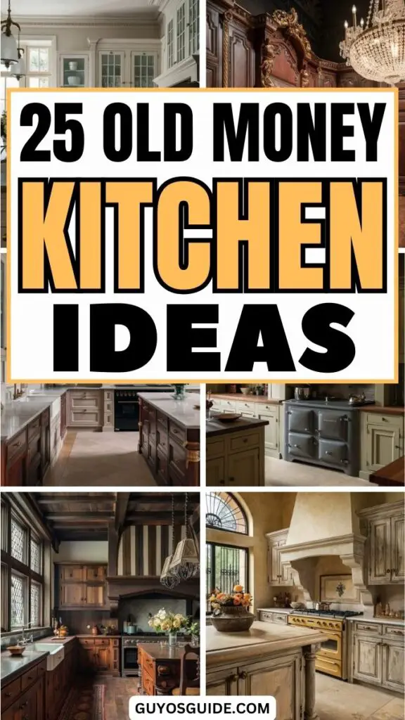 old money kitchen ideas