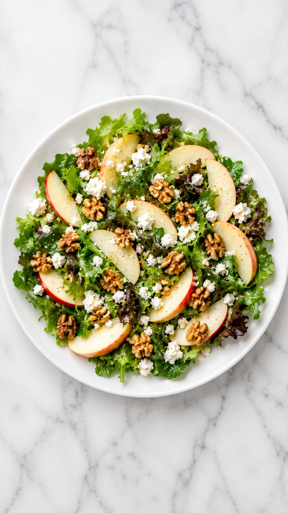 Apple Walnut and Feta Salad