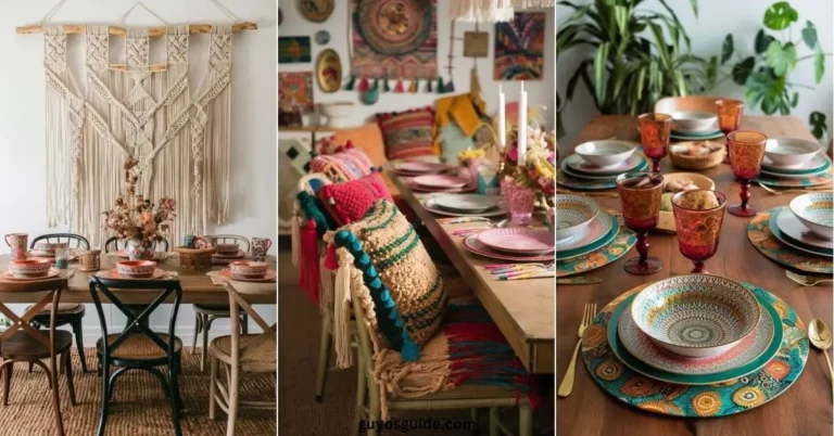 Boho Dining Room Decor Ideas - Guyo's Guide