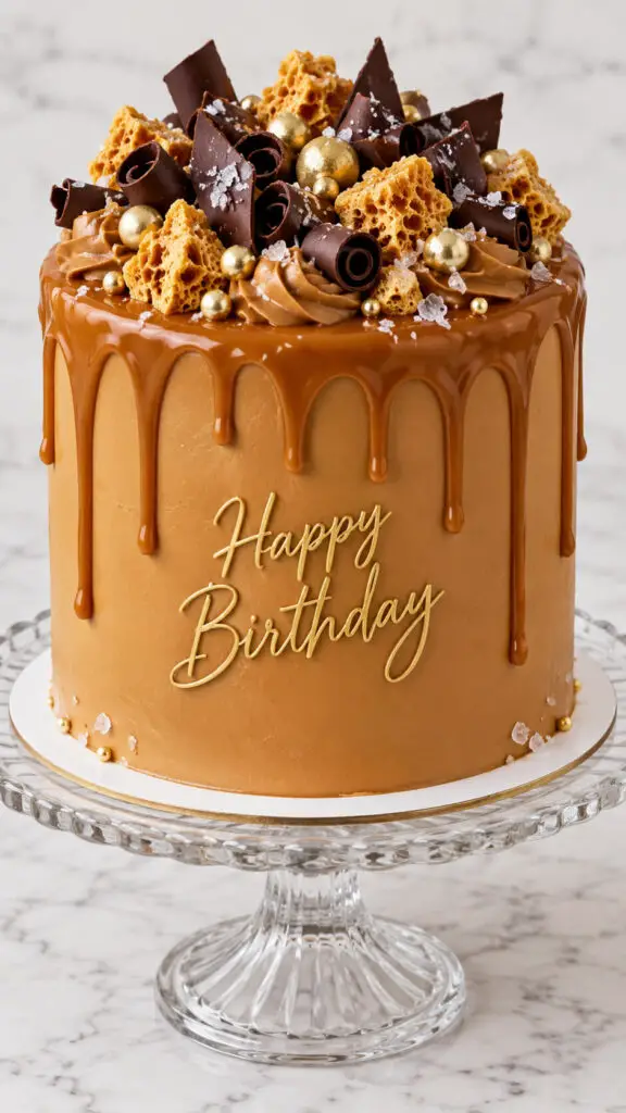 Caramel Drip Cake