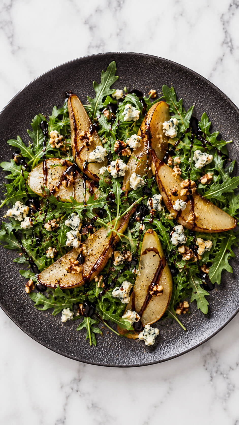 Caramelized Pear and Blue Cheese Salad