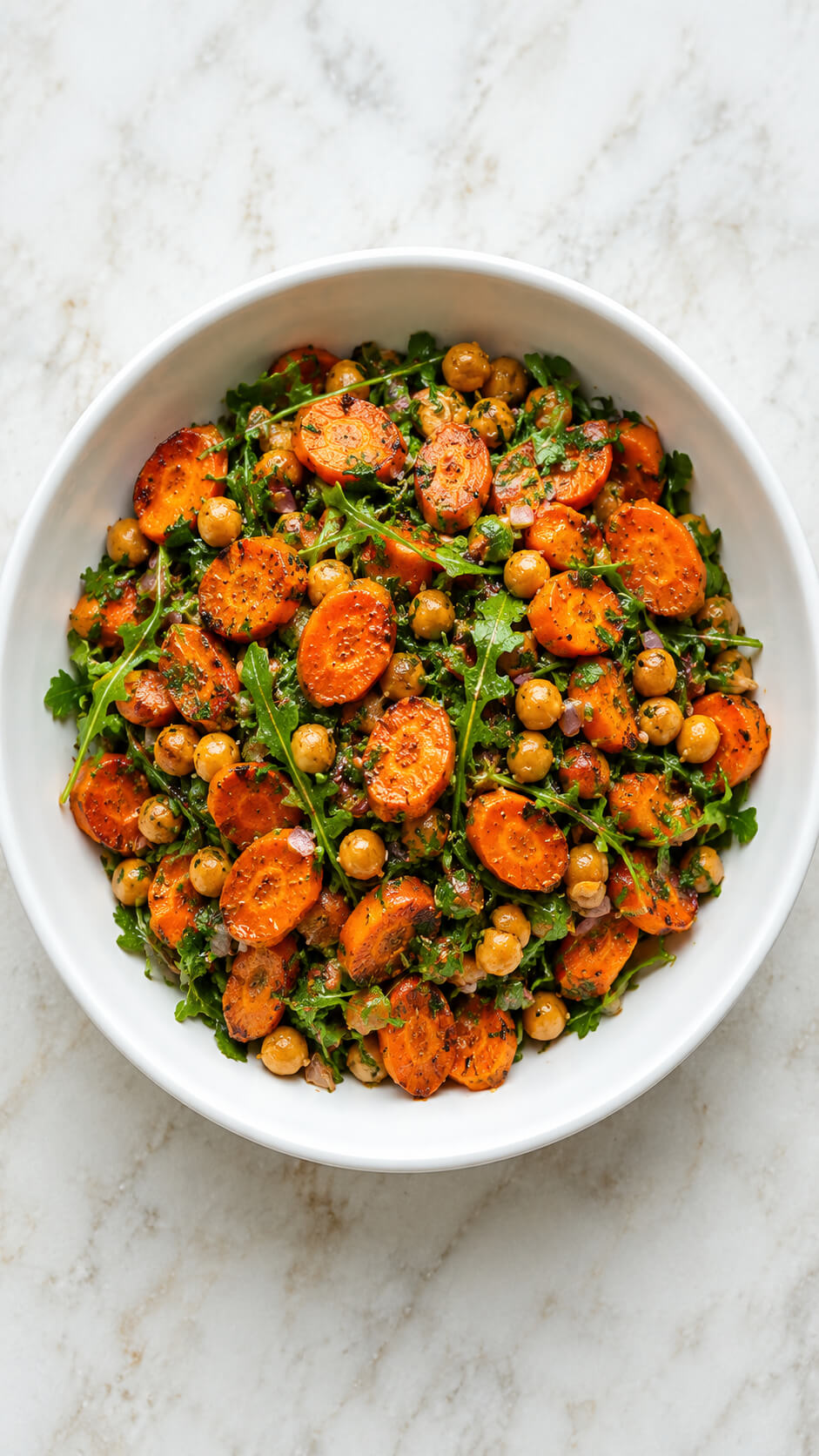Chickpea and Roasted Carrot Salad