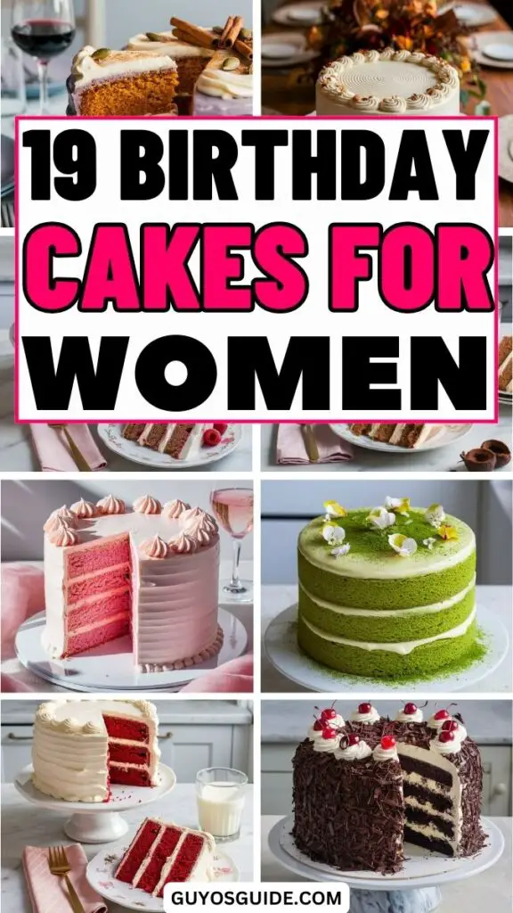 birthday cakes for women