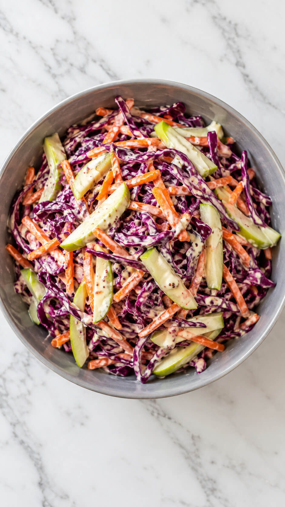 Autumn Slaw with Maple Dijon Dressing