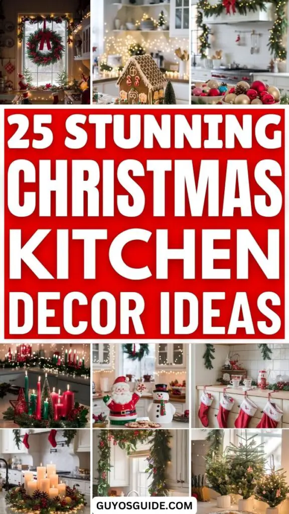 Christmas kitchen decor ideas