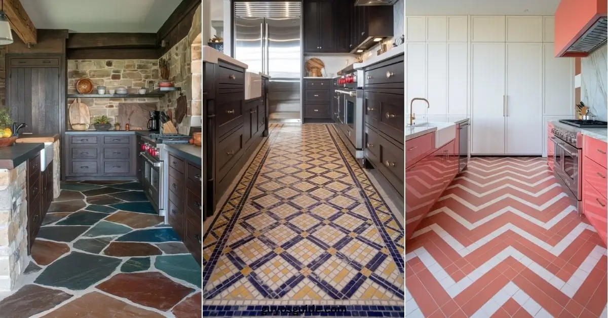 Colorful Kitchen Flooring Ideas - Guyo's Guide