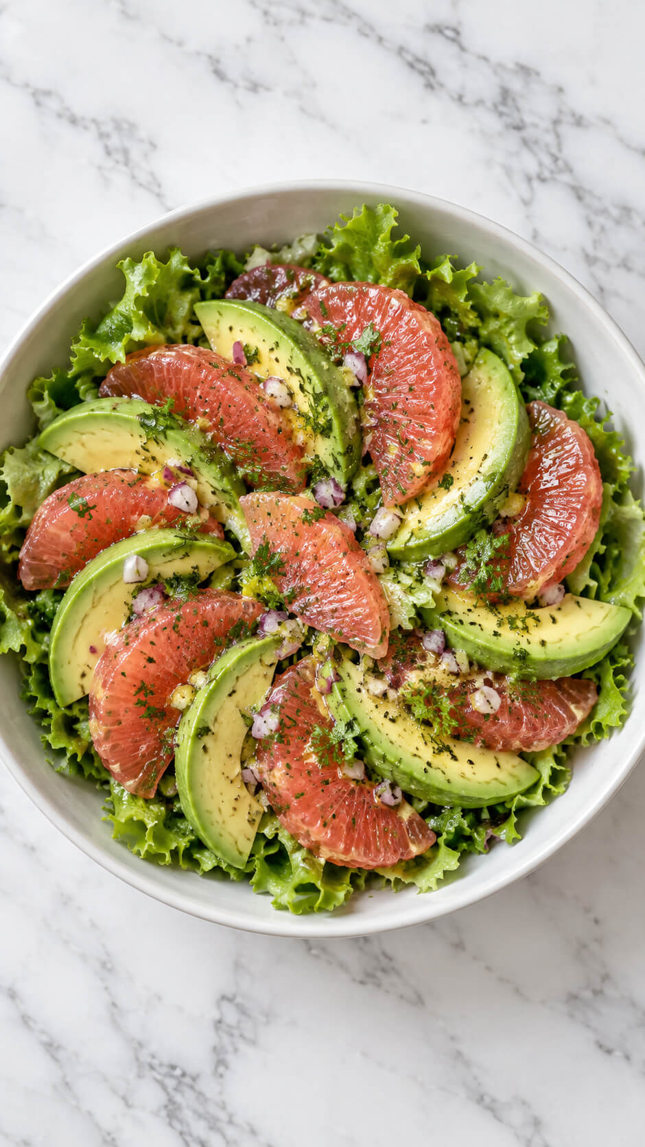 Grapefruit and Avocado Salad