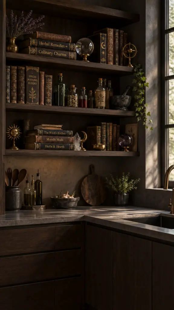 Mystical Apothecary Kitchen Nook