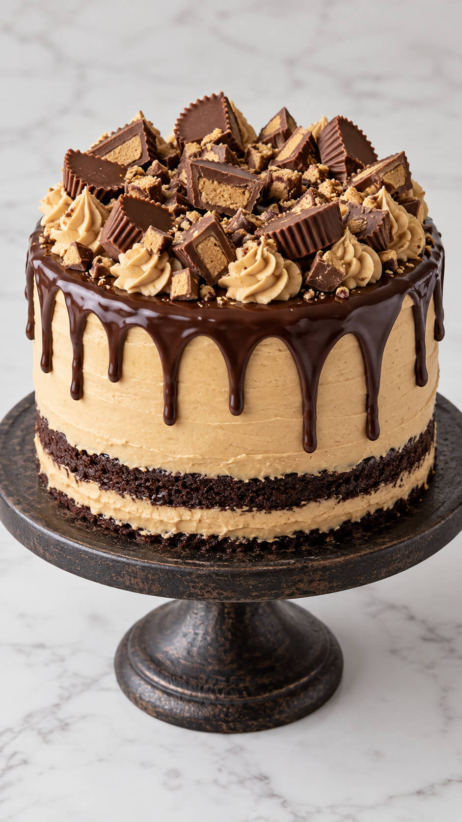 Peanut Butter Chocolate Cake