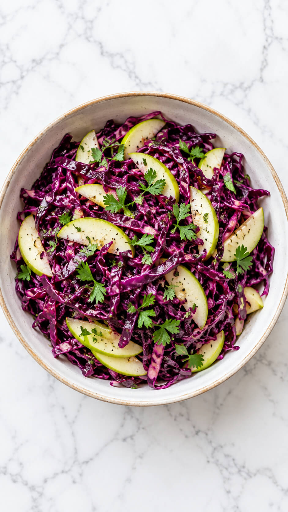 Red Cabbage and Apple Salad