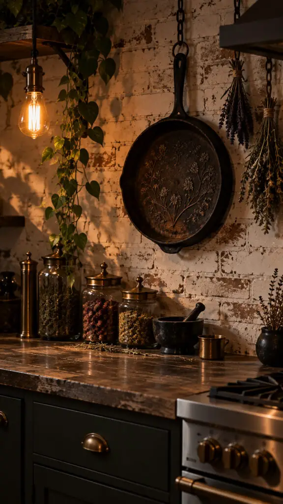 Rustic Witchy Kitchen Apothecary