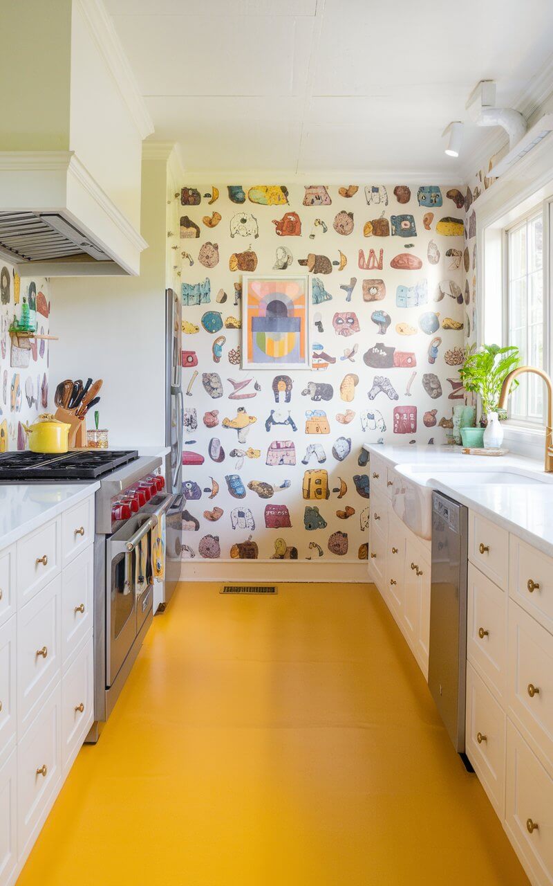 21 Colorful Kitchen Flooring Ideas to Brighten Your Space