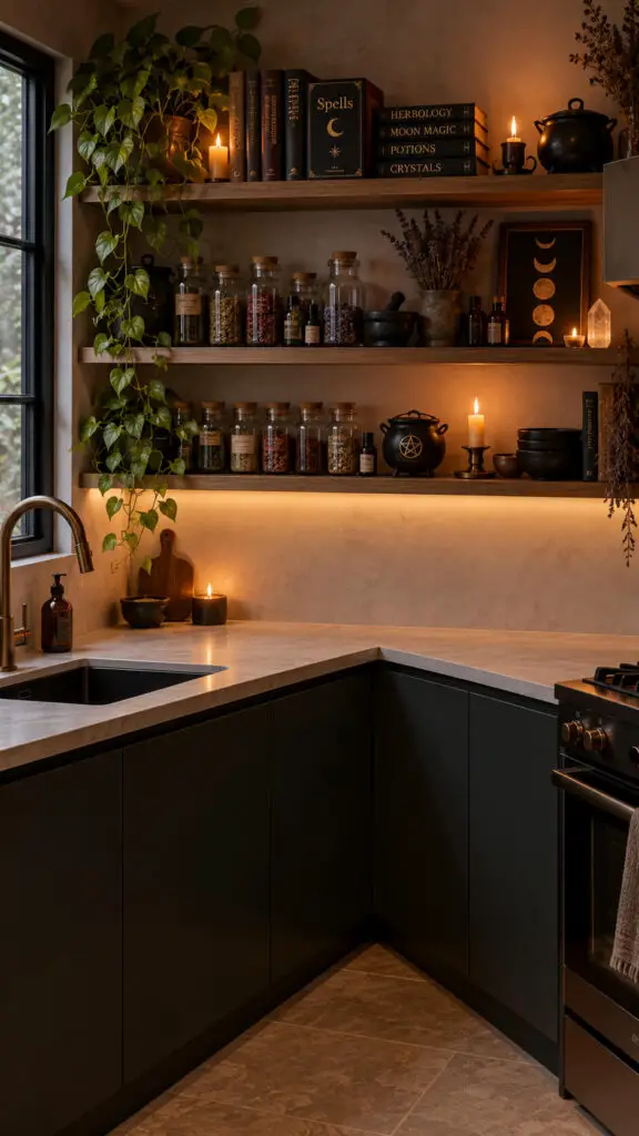 Witchy Apothecary Kitchen Nook