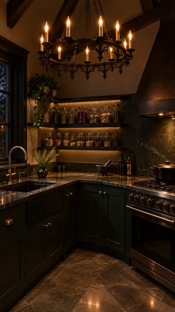 Witchy Luxe Apothecary Kitchen