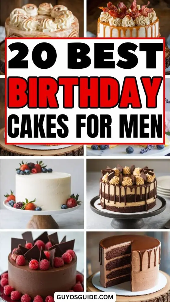 birthday cakes for men