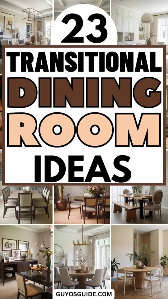 transitional dining room ideas