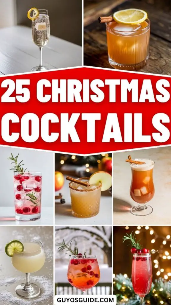 Christmas cocktails