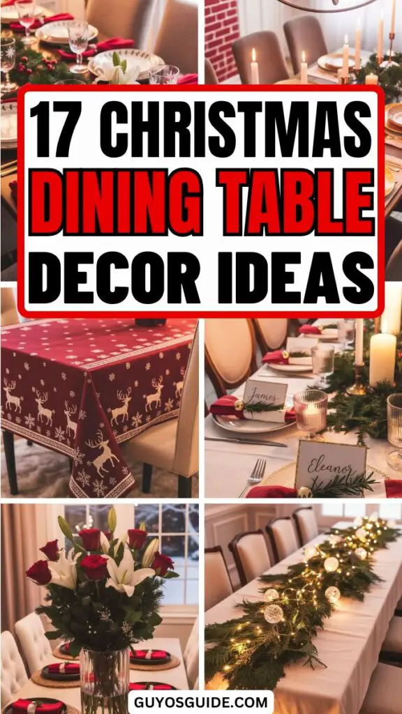 Christmas Dining Table Decor Ideas
