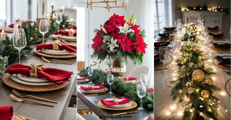 Christmas Dining Table Decor Ideas - Guyo's Guide