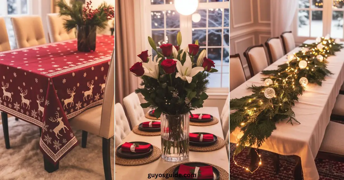 Christmas Dining Table Decor Ideas - Guyo's Guide