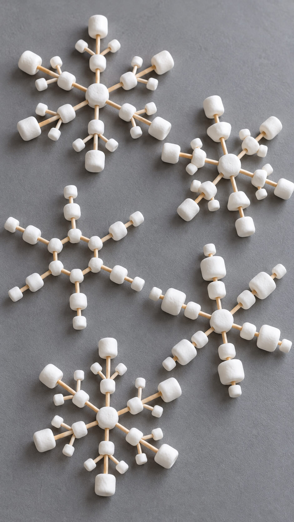 Mini Marshmallow Snowflake Collection