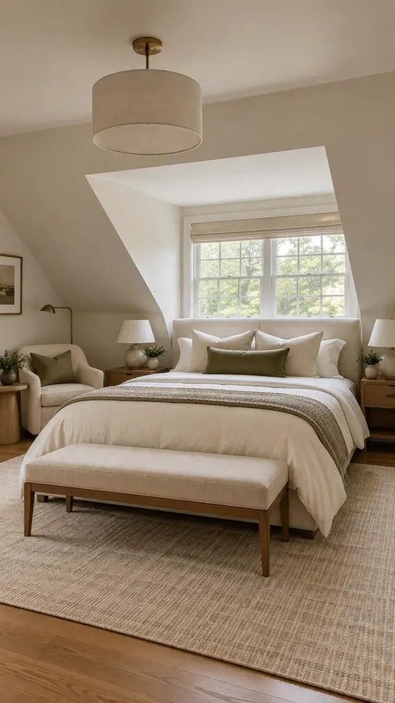 Serene Attic Bedroom Retreat